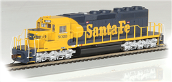 Bachmann 60913 HO EMD SD40-2 w/DCC Santa Fe #5020 Warbonnet