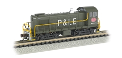 Bachmann 63153 N Alco S4 Switcher DCC Pittsburgh & Lake Erie #8662 New York Central System Logos