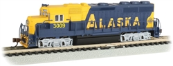 Bachmann 63569 N EMD GP40 Standard DC Alaska Railroad #3009