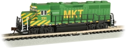 Bachmann 63570 N EMD GP40 Standard DC Missouri-Kansas-Texas #231