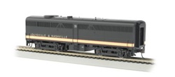 Bachmann 64904 HO Alco FB2 w/Sound & DCC Louisville & Nashville Black Cream