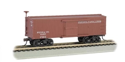 Bachmann 72304 HO 34' Wood Old Time Boxcar Series Pennsylvania #6193 Lines Lettering