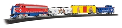 Bachmann 775 HO BSA Boy Scouts of America All American DC EMD F7A 3 Cars 47 x 38" E-Z Track Oval Power Pack