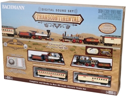 Bachmann 827 HO Transcontinental Train Set w/ Sound and DCC Union Pacific Central Pacific 4-4-0 Locomotives