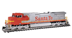 Bachmann 90905 G GE Dash 9-44CW Standard DC Santa Fe 635 Warbonnet