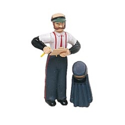 Bachmann 92313 G Figures Station Agent w/Coat & Hat