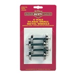 Bachmann 92422 G Metal Wheel Set Small 1" Pkg 4