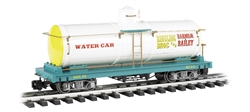 Bachmann 92712 G Ringling Bros. and Barnum & Bailey Rolling Stock Water Tank Car