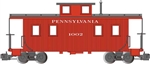 Bachmann 93802 G Eight-Wheel Wood Center-Cupola Caboose Pennsylvania Railroad 1002