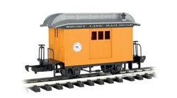 Bachmann 97096 G Wood Baggage Car Li'l Big Haulers Short Line Railroad