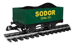 Bachmann 98026 G Thomas & Friends Sodor Coal Co. Wagon w/Load
