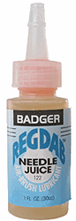 Badger 122 Airbrush Accessories REGDAB Airbrush Lubricant 1oz