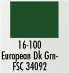 Badger 16100 Modelflex Paint Military Colors 1oz European Dark Green
