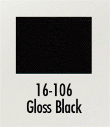 Badger 16106 Modelflex Paint Gloss Colors 1oz Black