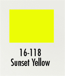 Badger 16118 Modelflex Paint Gloss Colors 1oz Sunset Yellow