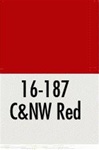 Badger 16187 Modelflex Paint 1oz Chicago & North Western Red