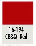 Badger 16194 Modelflex Paint 1oz Chicago Burlington & Quincy Red