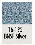Badger 16195 Modelflex Paint 1oz Burlington Northern & Santa Fe Silver