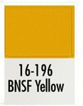 Badger 16196 Modelflex Paint 1oz Burlington Northern & Santa Fe Yellow