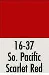 Badger 1637 Modelflex Paint 1oz Southern Pacific Scarlet Red