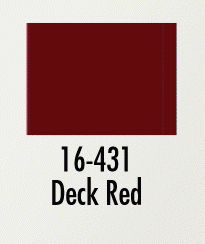 Badger 16431 Modelflex Paint Marine Colors 1oz Deck Red