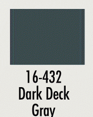 Badger 16432 Modelflex Paint Marine Colors 1oz Dark Deck Gray