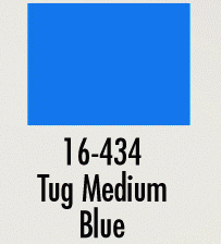 Badger 16434 Modelflex Paint Marine Colors 1oz Tug Medium Blue