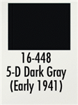 Badger 16448 Modelflex Paint Marine Colors 1oz 5-D Dark Gray Early 1941