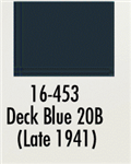 Badger 16453 Modelflex Paint Marine Colors 1oz Deck 20B Blue Late 1941