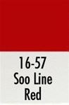 Badger 1657 Modelflex Paint 1oz Soo Line Red