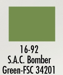 Badger 1692 Modelflex Paint Military Colors 1oz SAC Bomber Green