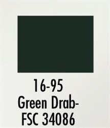 Badger 1695 Modelflex Paint Military Colors 1 Ounce Green Drab