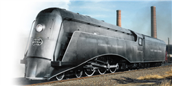 Broadway Limited 2842 HO Streamlined 4-6-4 Hudson Disc Drivers w/Sound DCC & Smoke Paragon3 Painted Unlettered Black Graphite