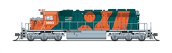 Broadway Limited 6191 N EMD SD40-2 Low Nose Sound and DCC Paragon4 BHP Mining 3097