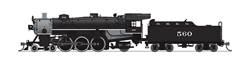 Broadway Limited 6244 N USRA 4-6-2 Light Pacific Sound and DCC Paragon3 Gulf Mobile & Ohio 560