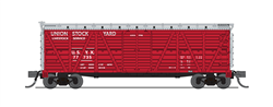 Broadway Limited Imports 6580 N PRR K7 Stock Car with Cattle Sounds Union Stock Yards