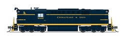 Broadway Limited 6628 N Alco RSD7 Sound and DCC Paragon4 Chesapeake & Ohio #6805