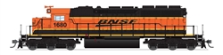 Broadway Limited 6778 HO EMD SD40-2 Low Nose Sound and DCC Paragon4 BNSF Railway 1680