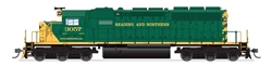 Broadway Limited 6792 HO EMD SD40-2 Low Nose Sound and DCC Paragon4 Reading & Northern 3054