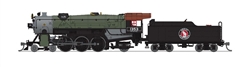 Broadway Limited 6934 N USRA 4-6-2 Heavy Pacific Sound and DCC Paragon4 Great Northern #1354 Glacier Green