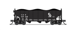 Broadway Limited 7152 N 3-Bay Hopper Chesapeake & Ohio C&O (2-pack A)