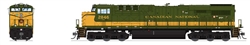 Broadway Limited 7307 N GE ES44AC Sound and DCC Paragon4 Canadian National #2846 Fantasy Scheme Green Yellow