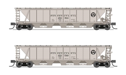 Broadway Limited 7255 N H32 Covered Hopper Pennsylvania PRR (2-pack)