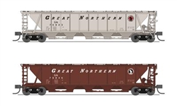 Broadway Limited 7261 N H32 Covered Hopper Great Northern GN (2-pack)