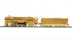 Broadway Limited 7356 HO 3466 Class 4-6-4 Hudson Sound and DCC Brass Hybrid Paragon4 Undecorated