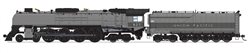 Broadway Limited 7365 HO Class FEF-2 4-8-4 Sound DCC and Smoke Paragon4 Union Pacific #827 2-Tone Gray Silver