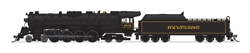 Broadway Limited 7408 N RDG Class T-1 4-8-4 Sound and DCC Paragon4 Reading Blue Mountain & Northern #2102
