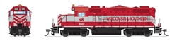 Broadway Limited 7470 HO EMD GP20 Sound and DCC Paragon4 Wisconsin & Southern #2002