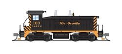 Broadway Limited 7491 N EMD NW2 Sound and DCC Paragon4 Denver & Rio Grande Western #7000 Black Sill