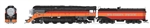 Broadway Limited 7618 HO Class GS-4 4-8-4 Sound and DCC Paragon4 Southern Pacific #4454 In-Service Daylight
